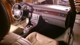 '04 Audi A6 dash and console, complete, installed in the 67 Coronet cab with Volvo buckets. - ...jpg