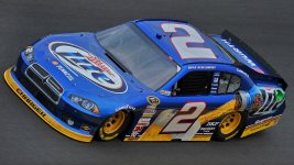 Brad Keselowski in his No. 2 Miller Lite Dodge Charger in 2012. (Mopar)..jpg