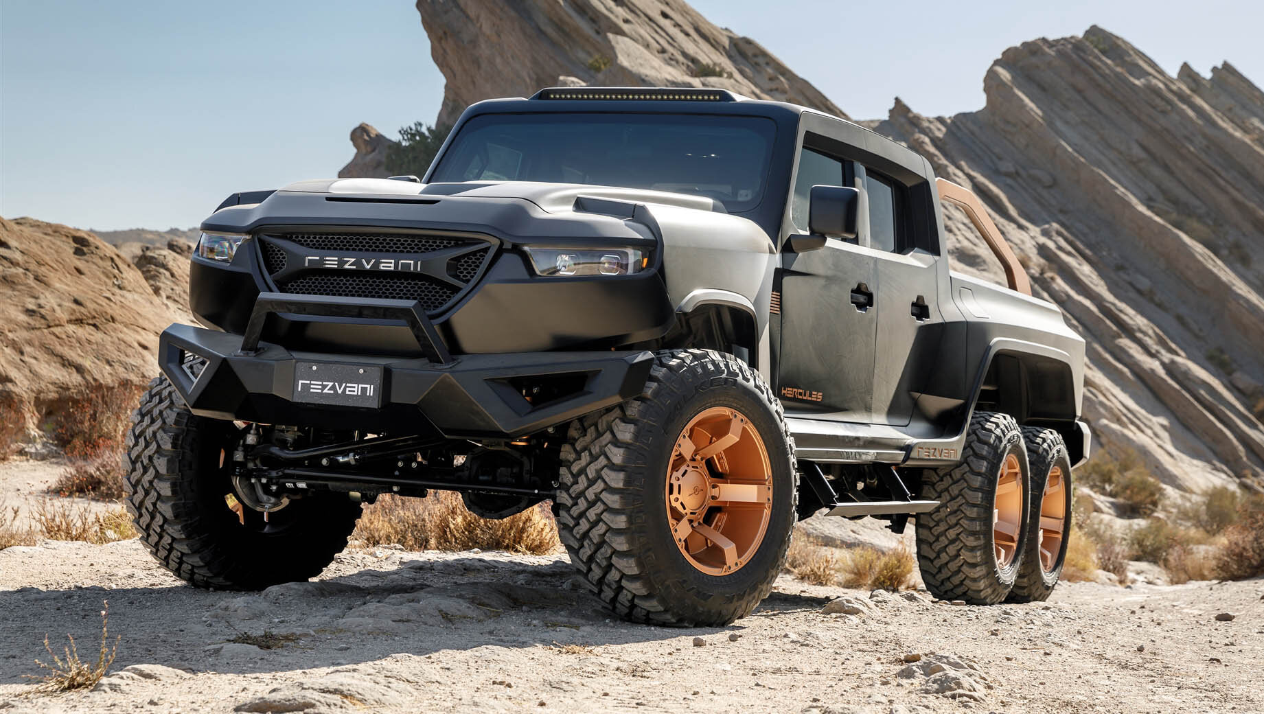 Meet The Jeep® GladiatorBased 2021 Rezvani Hercules 6×6 Mopar