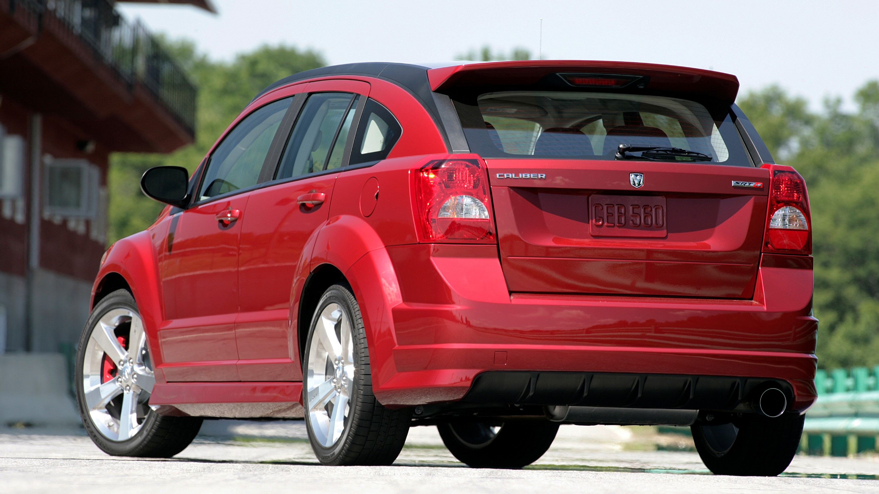 red dodge caliber srt 4