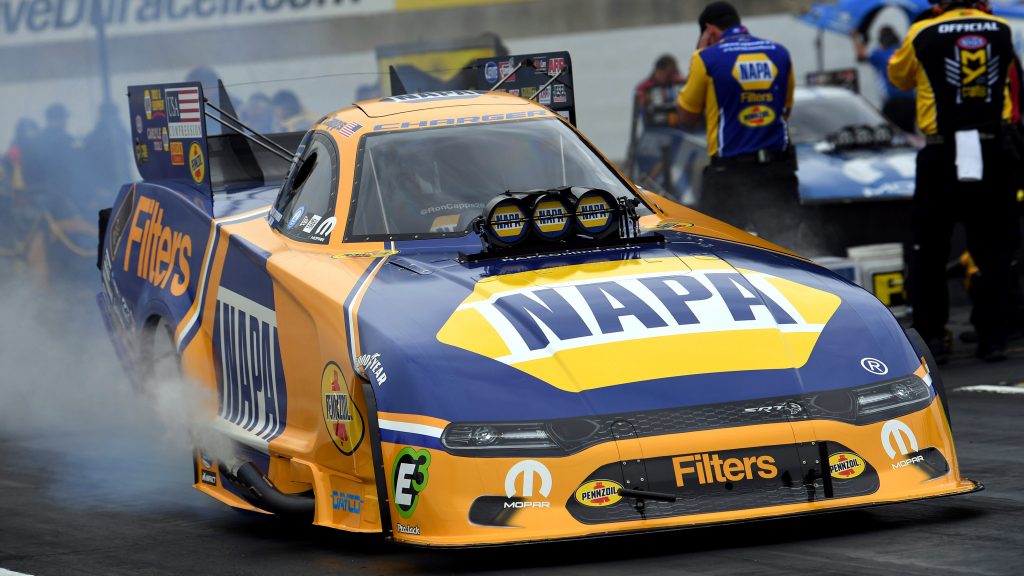 Ron Capps Breaks Track ET and Speed Records For Mopar Express Lane