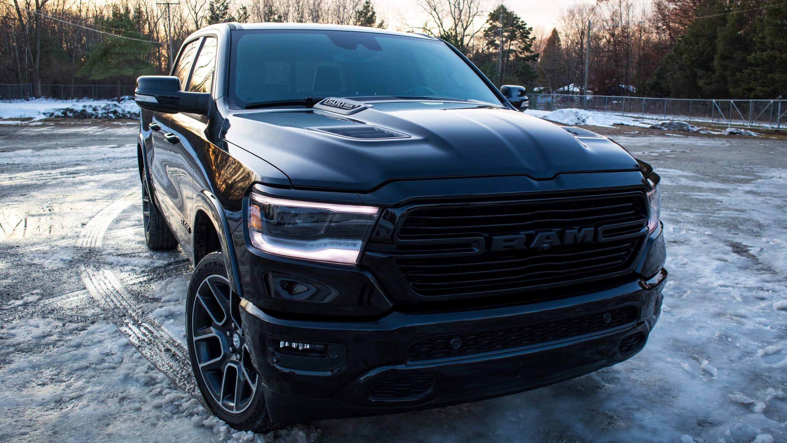 2019 Ram 1500 Laramie Black Crew Cab 4x4. (MoparInsiders).