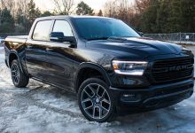 2019 Ram 1500 Laramie Black Crew Cab 4x4. (MoparInsiders).