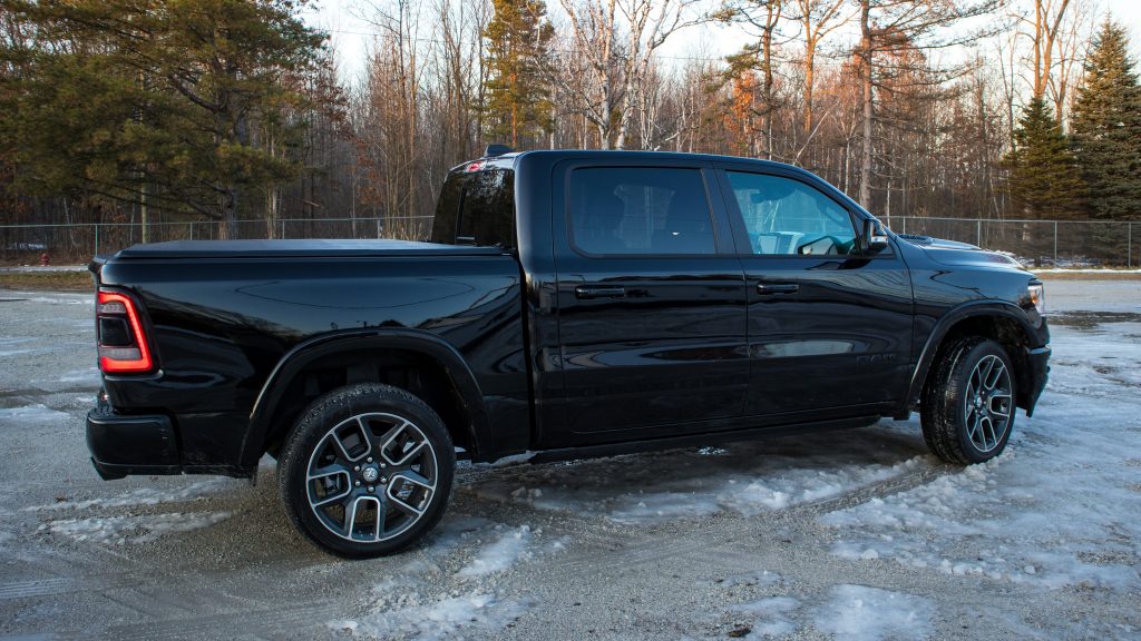 2019 Ram 1500 Laramie Black Crew Cab 4x4. (MoparInsiders).