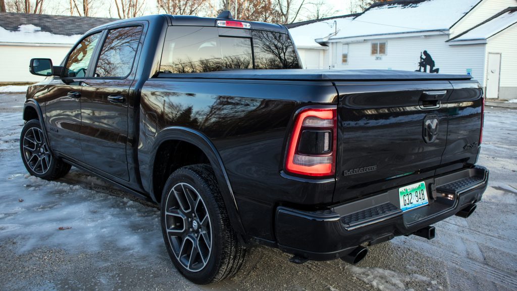 2019 Ram 1500 Laramie Black Crew Cab 4x4. (MoparInsiders).