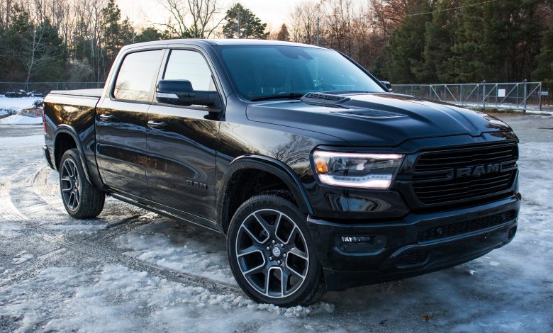 2019 Ram 1500 Laramie Black Crew Cab 4x4. (MoparInsiders).