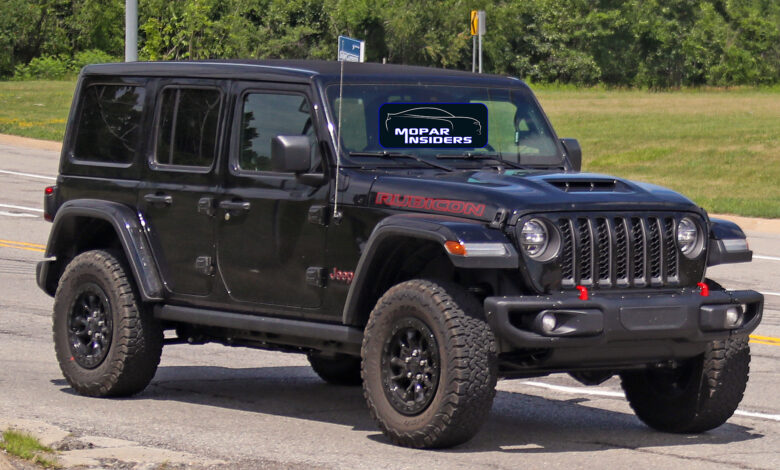 Jeep Wrangler 392 out testing