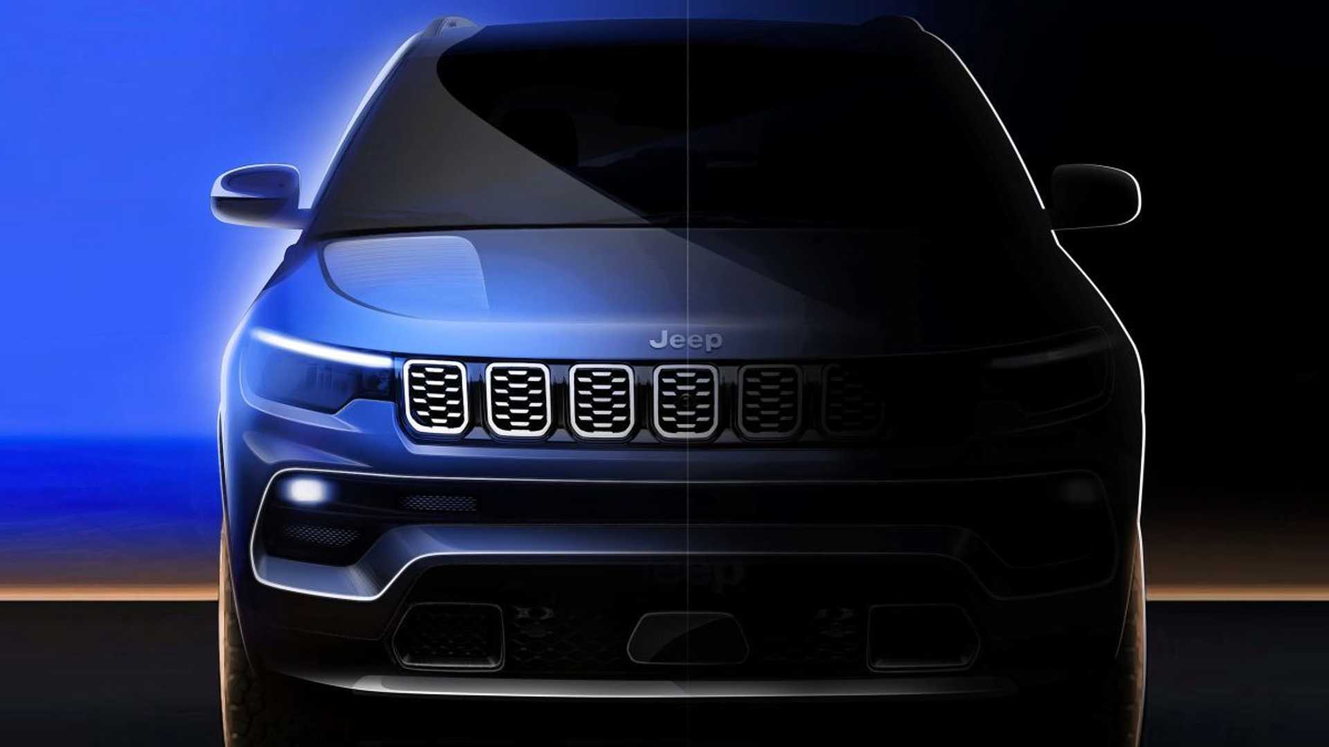 2022 Jeep® Compass Limited Teaser. (Jeep China).