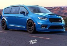 2021 Chrysler Pacifica SRT Hellcat Widebody Design. (Abimelec Design).