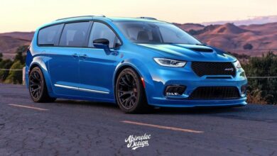 2021 Chrysler Pacifica SRT Hellcat Widebody Design. (Abimelec Design).