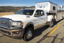 2021 Ram 3500 Limited Longhorn Mega Cab 4x4 Dually with Fifth-Wheel / Gooseneck Towing Prep Group. (Ram).