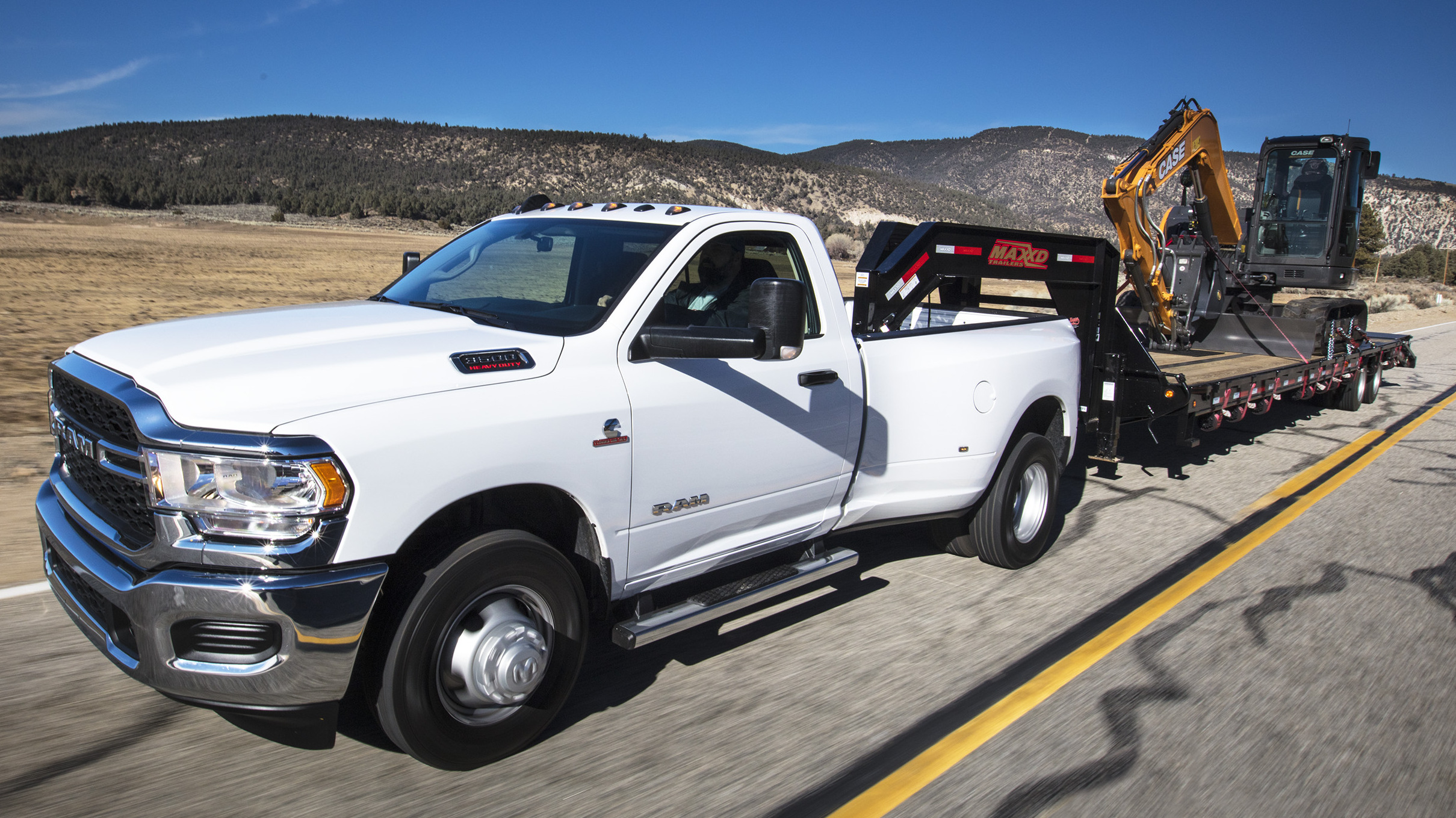 2021 Ram 3500 Tradesman Regular Cab 4x4 Dually with Fifth-Wheel / Gooseneck Towing Prep Group. (Ram).