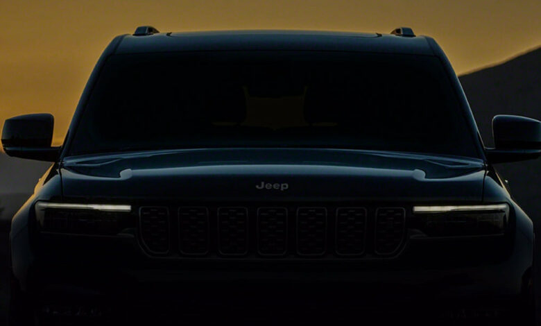 2021 Jeep® Grand Cherokee L Teaser. (Jeep).