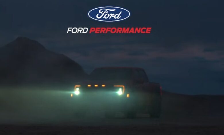 2021 Ford F-150 Raptor Teaser. (Ford).