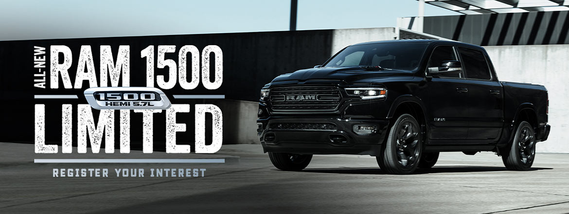 2021 Ram 1500 Limited Night Edition Crew Cab 4x4 Banner. (Ram Trucks Australia).