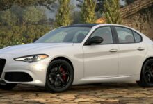 2021 Alfa Romeo Giulia Ti Sport AWD Nero Edizone. (Alfa Romeo).