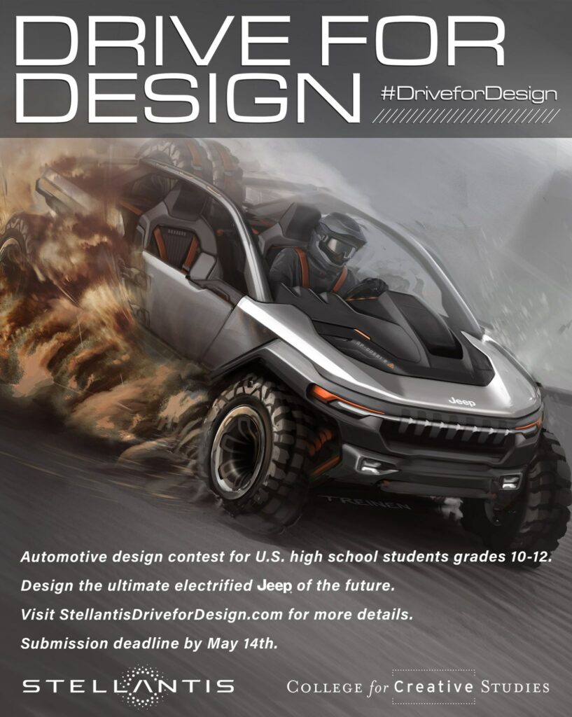 2021 Drive For Design Poster. (Stellantis).