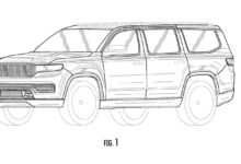 Jeep® Grand Wagoneer Patient Sketch. (IP Australia).