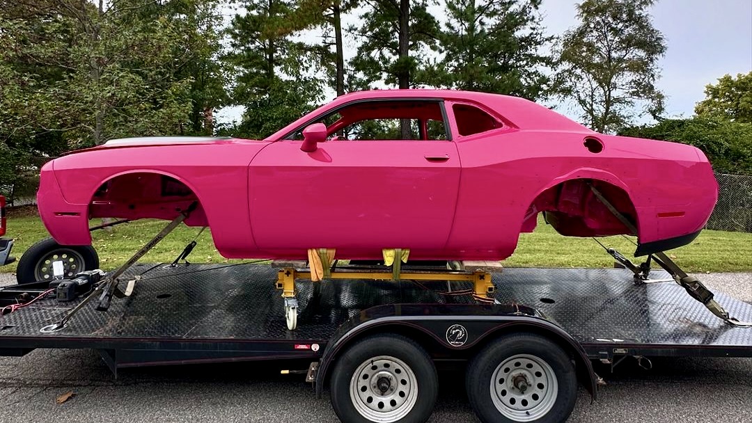 The ScrapLifeLee Panther Pink Dodge Challenger SRT Demon 170. (ScrapLifeLee).