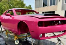 The ScrapLifeLee Panther Pink Dodge Challenger SRT Demon 170. (ScrapLifeLee).