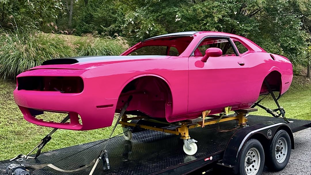 The ScrapLifeLee Panther Pink Dodge Challenger SRT Demon 170. (ScrapLifeLee).