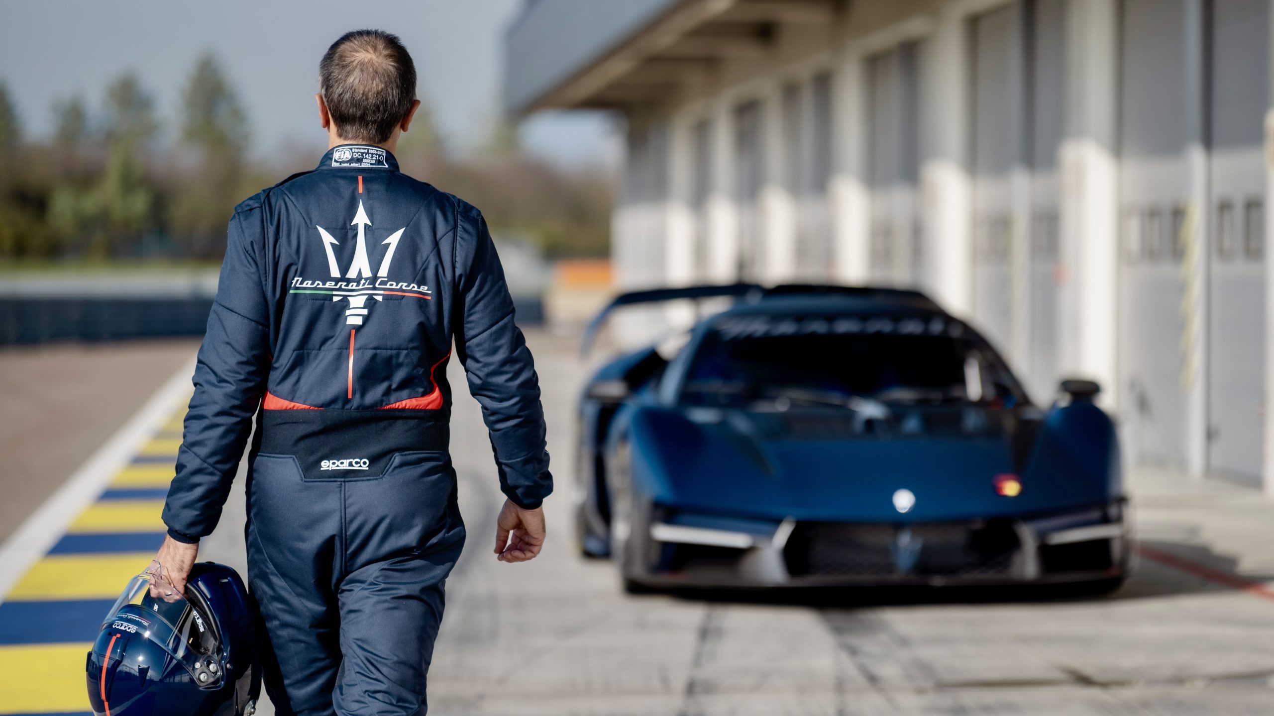 MASERATI Corse フルジップジャージ MASERATI CORSE SUIT | RACING SUIT Sparco - 001144MC