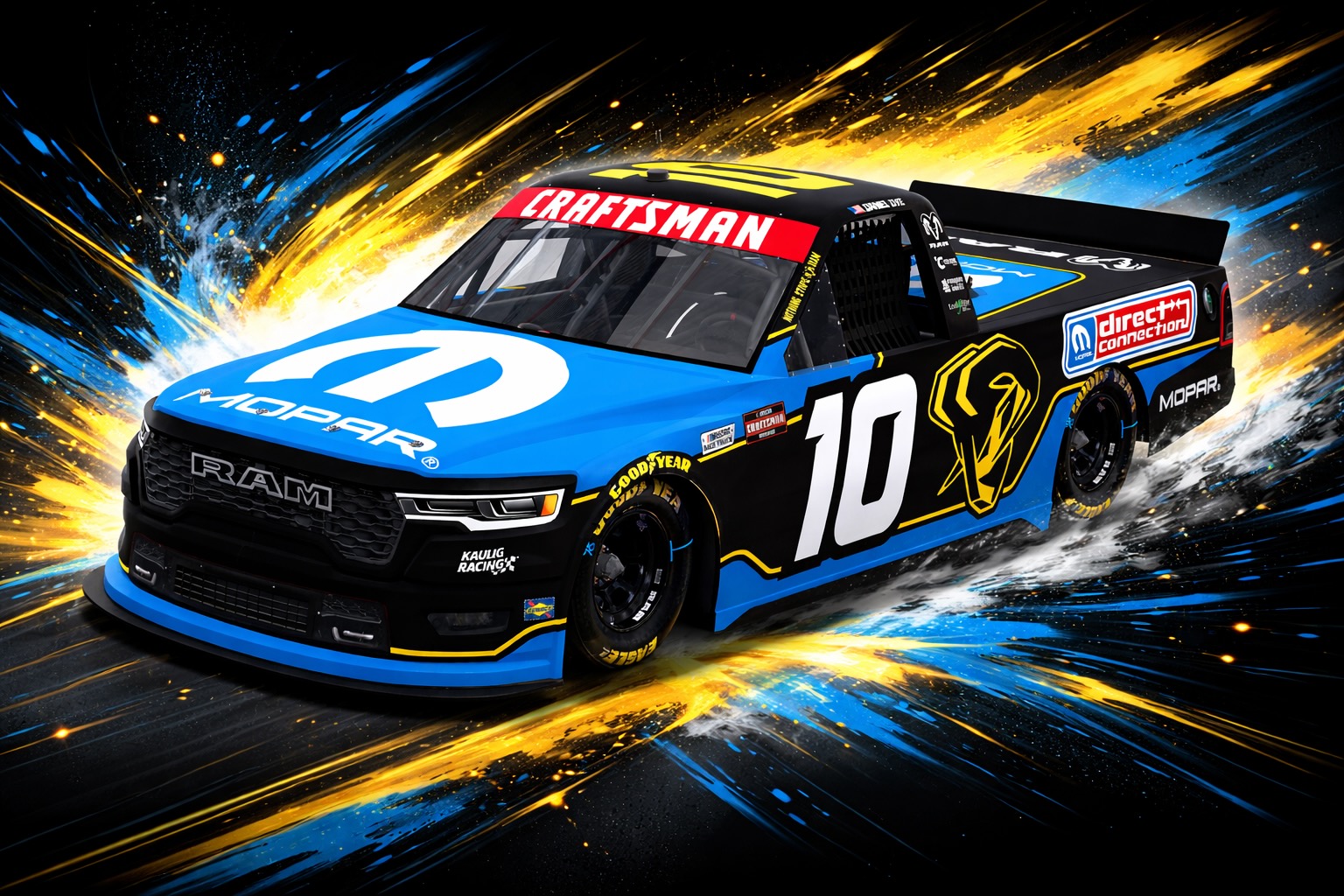 Mopar Roars Back to NASCAR With Kaulig Racing and Daniel Dye